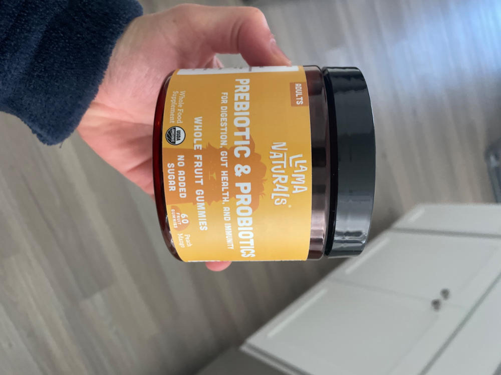 Adults Pre & Probiotic - Peach Mango (Organic) - Customer Photo From John Lamia