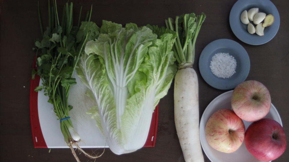 Apple-Kimchi-Ingredients