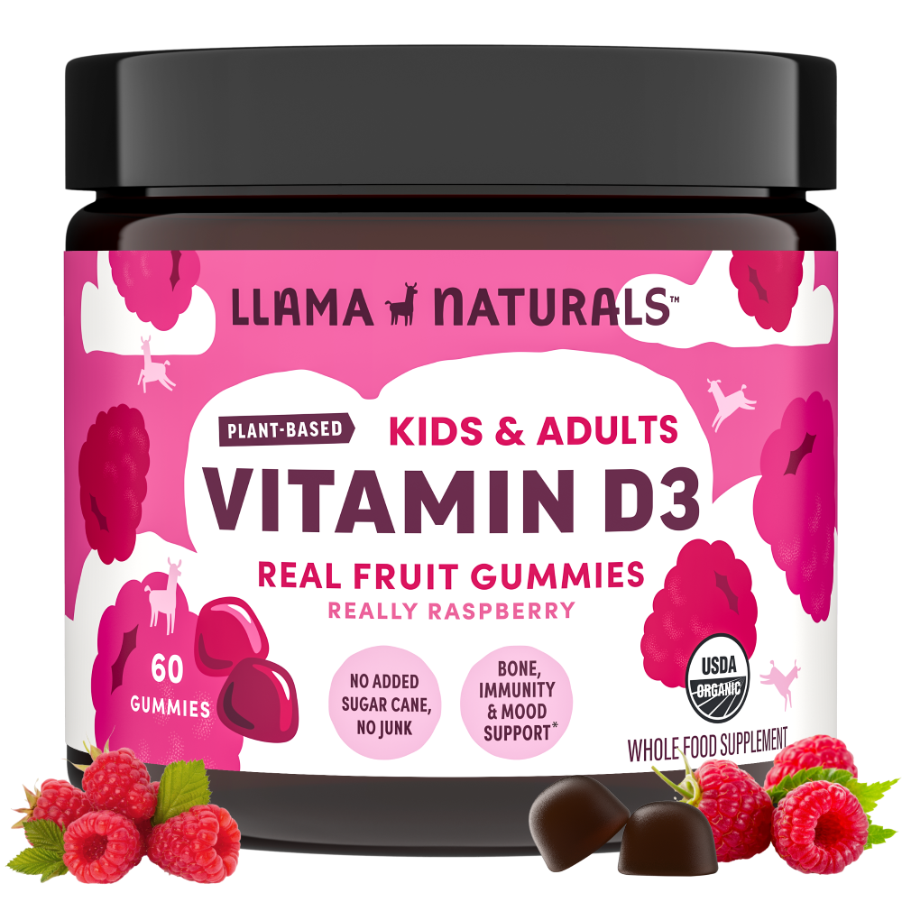 Kids & Adults Vitamin D3 - Raspberry (Organic)