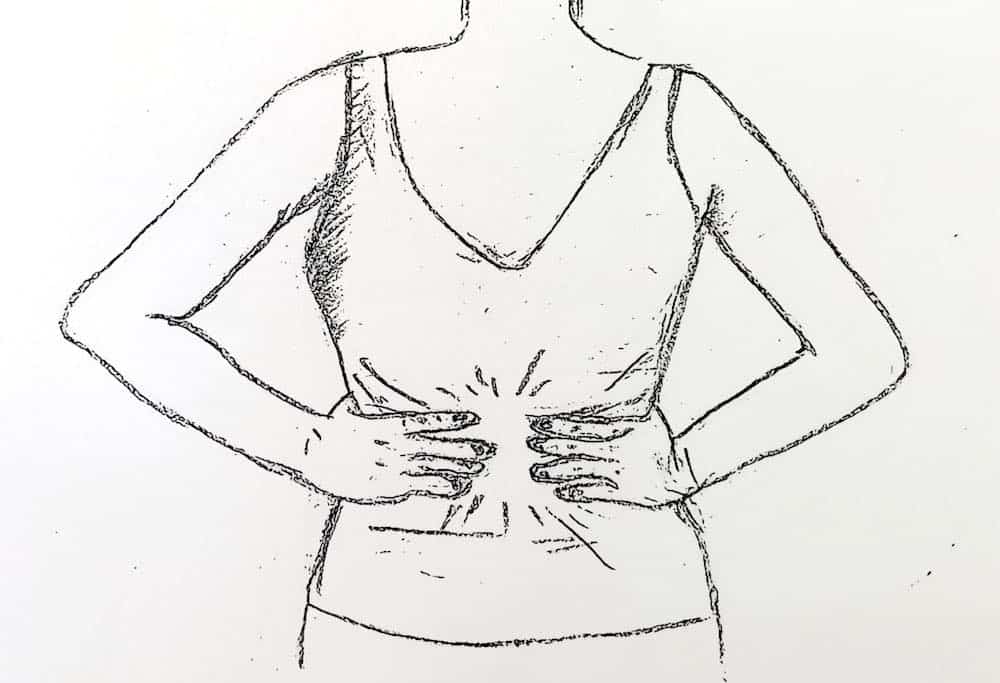 girl-holding-stomach-drawing